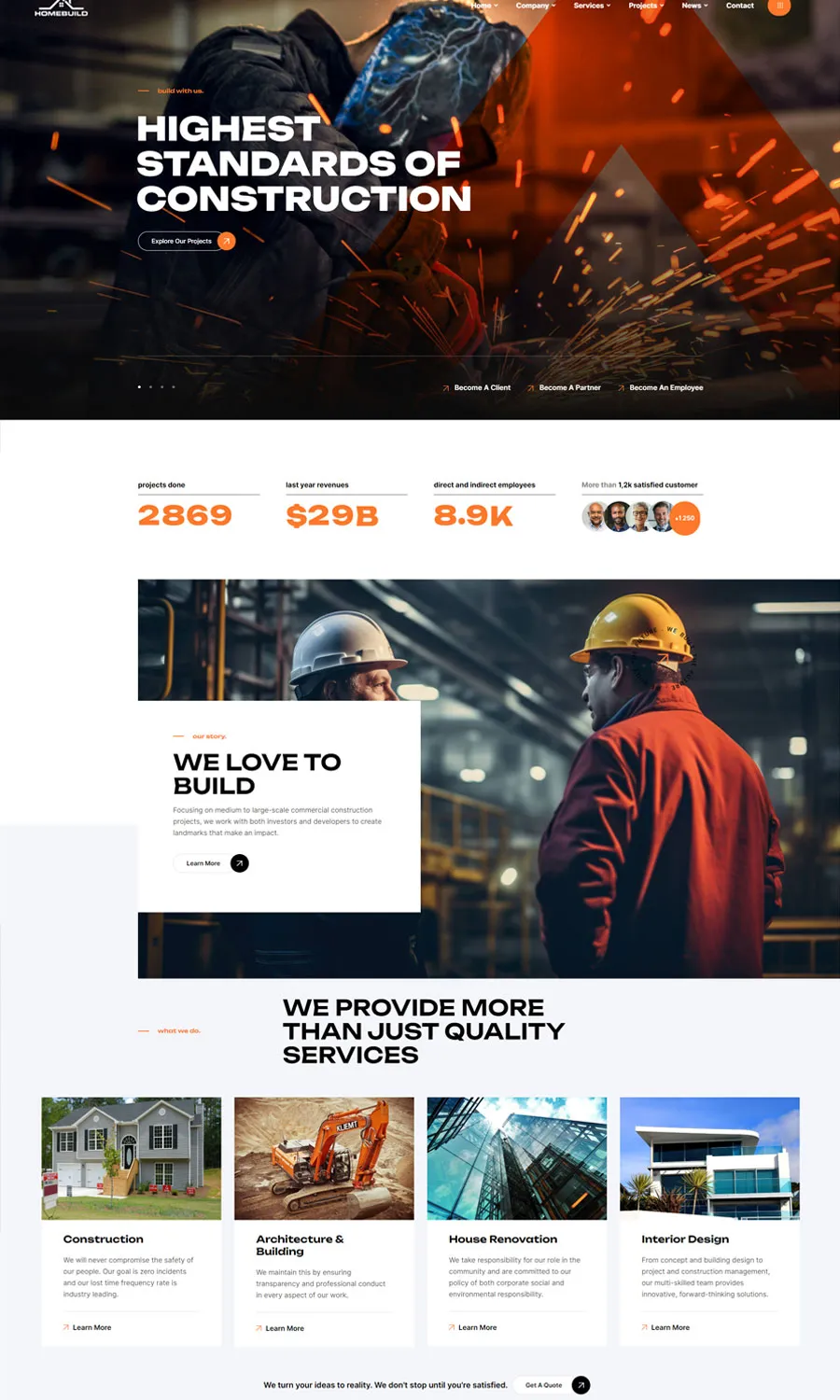 Constructo - Construction WordPress Theme