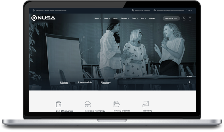 Business Consulting WordPress Theme We deliver beautiful