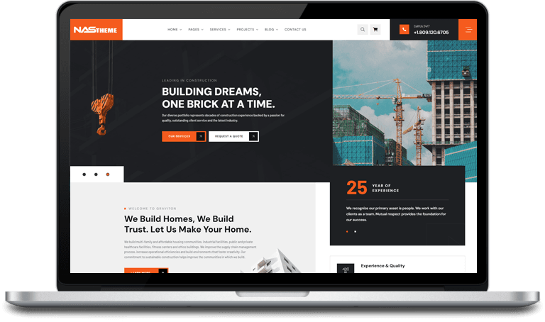 Construction & Building WordPress Theme
