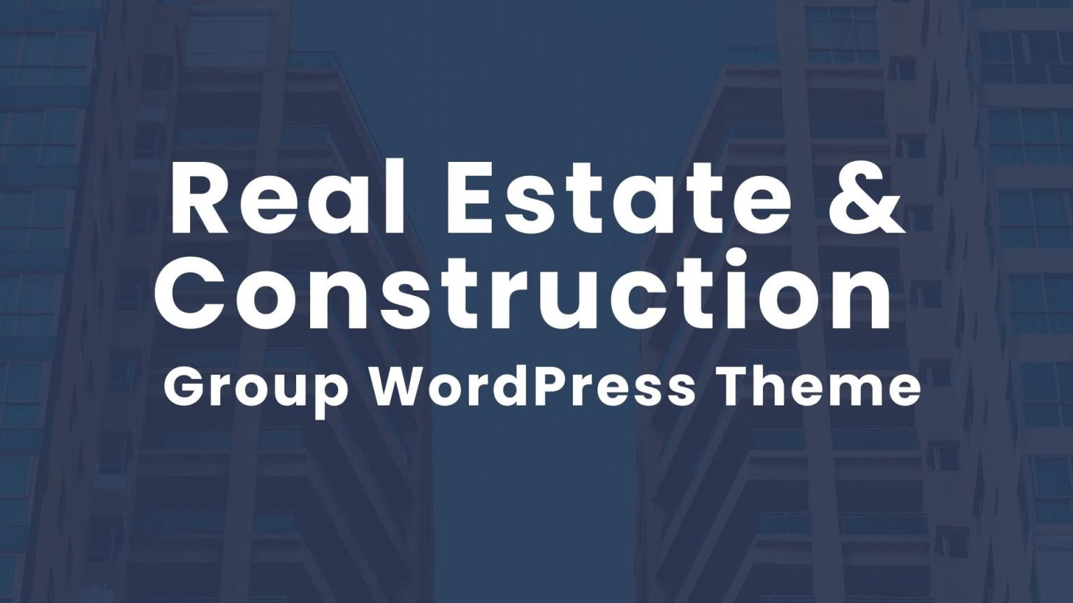 Real Estate & Construction Group WordPress Theme