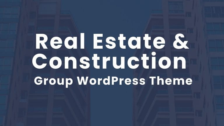 Real Estate & Construction Group WordPress Theme