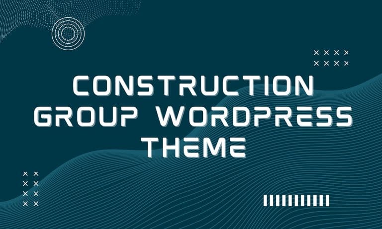 Responsive WordPress template for building contractors