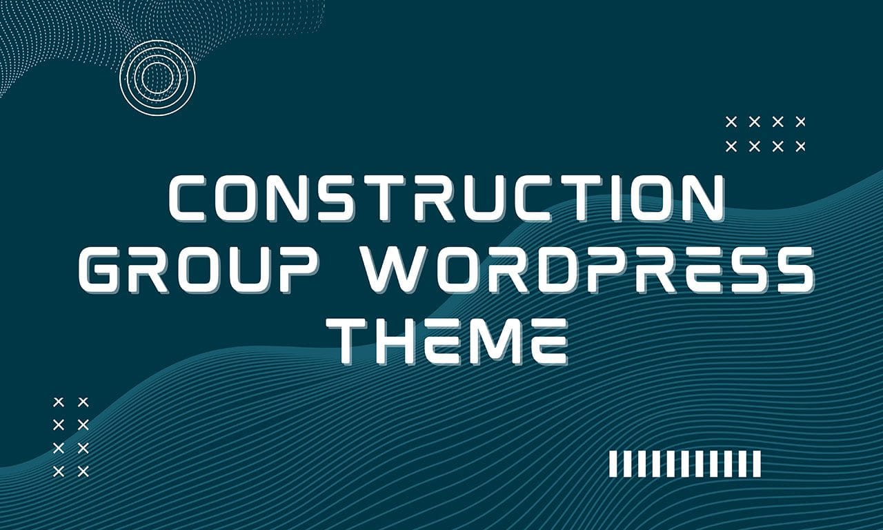 Responsive WordPress template for building contractors