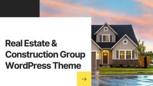 Modern Real Estate & Construction WordPress Theme