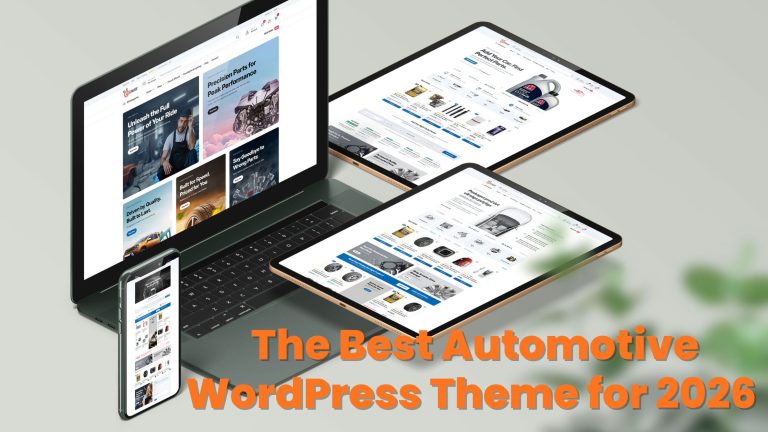 Auto Parts WooCommerce Theme – Best Automotive WordPress Theme 2026