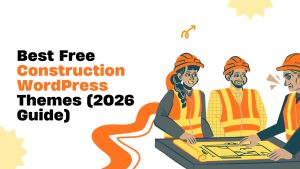 Discover the best free construction WordPress themes for builders, contractors, and construction companies. Fully responsive, SEO-friendly, and beginner-friendly themes for professional websites.